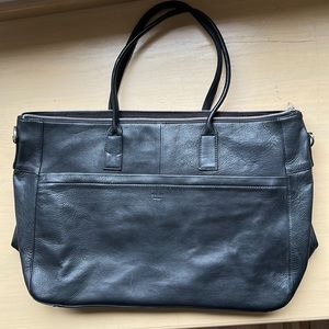 Still Nordic Leather Weekender Travel Bag